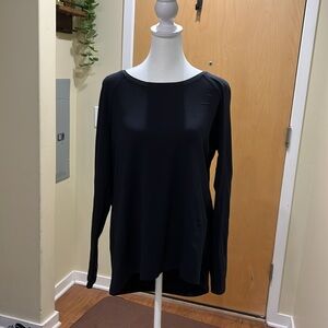 Lululemon Never Worn Black Long Sleeve Shirt Size 10